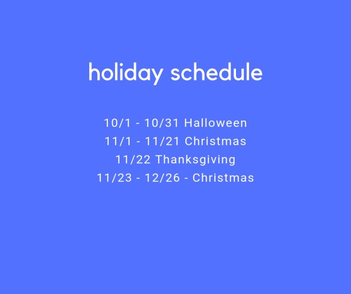 holiday schedule (2)
